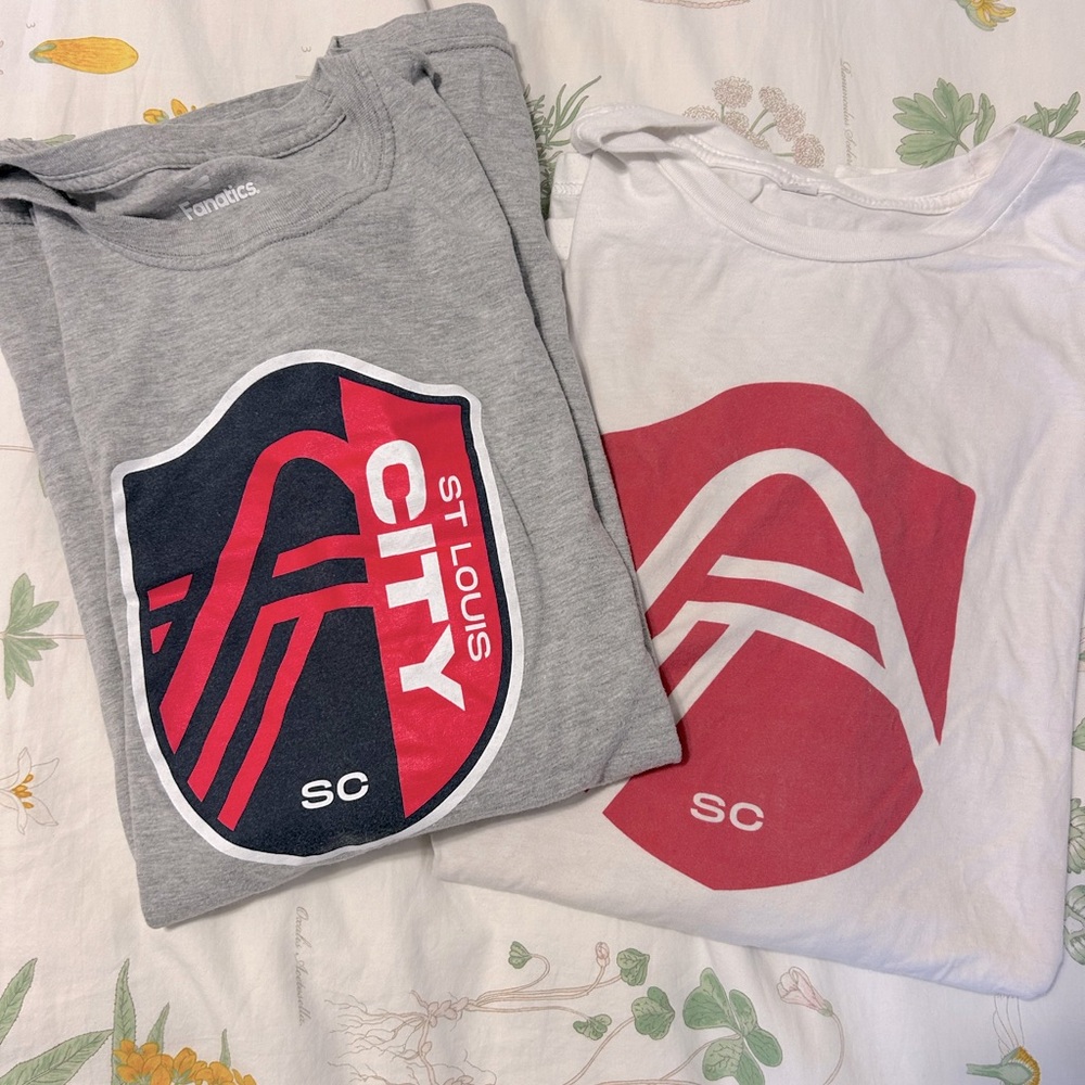 St. Louis City SC T-Shirts x2, XL